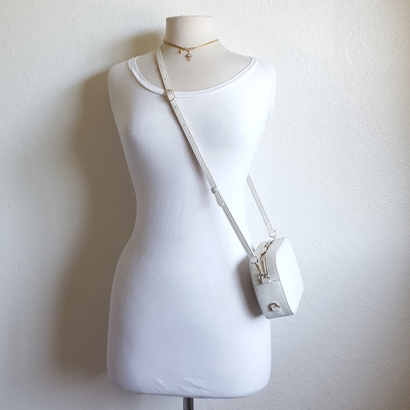 POP&SUKI Camera Convertible Crossbody Bag Leather - Picture 2 of 16